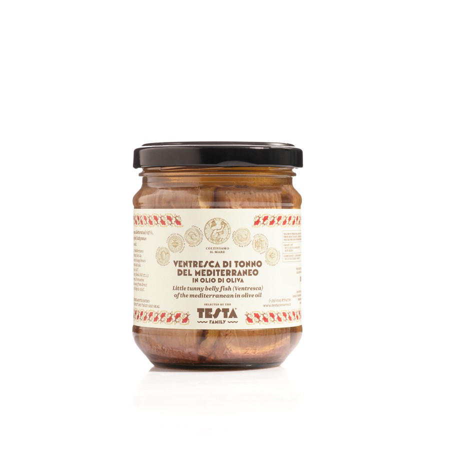Ventresca di Tonno del Mediterraneo in olio d'oliva